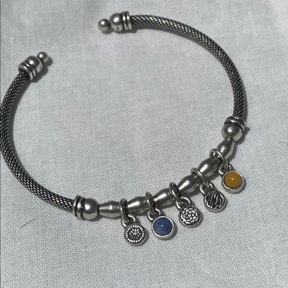 Silver Plated Charm Bracelet